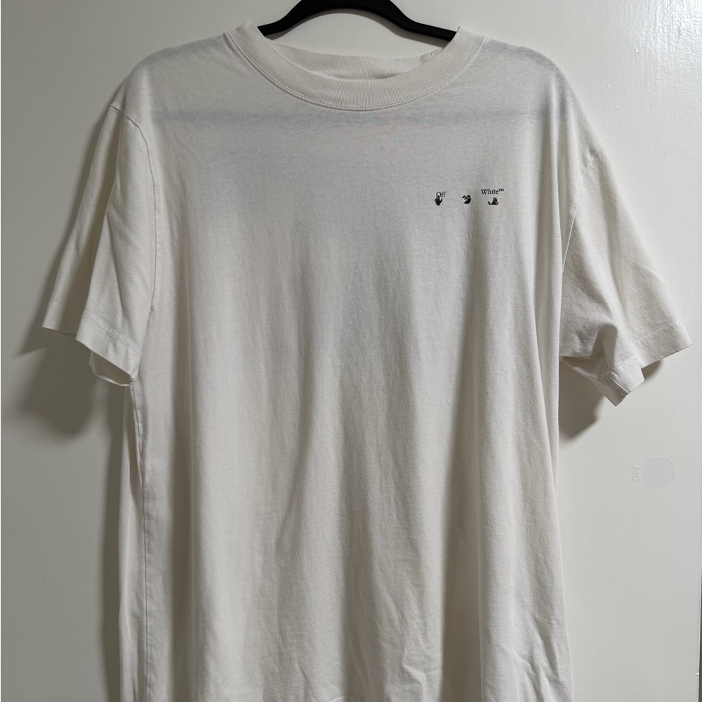 Off-White Cream Short Sleeve Tee